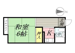 アルカキット葛西【2階】の間取り