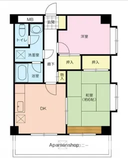 アセット市川【401号室】の間取り