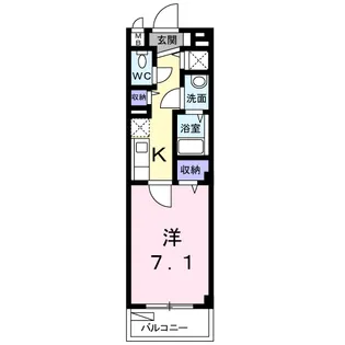 カーサ内山【1階】の間取り