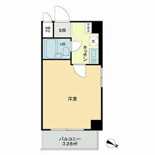 ライオンズマンション東駒形【4階】の間取り