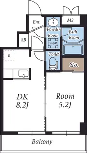 プルメリアエステート【2階】の間取り