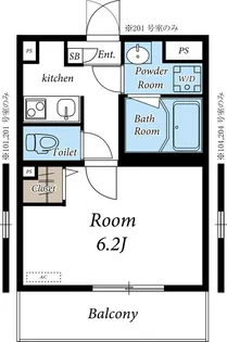 リブリ・KOTO【1階】の間取り