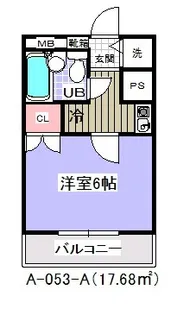 ローズガーデン53番館【1階】の間取り