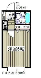 ダイニチ館F32【1階】の間取り