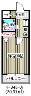 ガーデンヒルズ中山【5階】の間取り