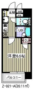 グランヴィラ・ゴー【12階】の間取り