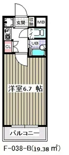 CBレジデンス行徳【10階】の間取り