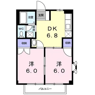 ドリームⅢ【1階】の間取り