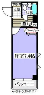 ローズマンションA69番館【3階】の間取り