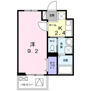 エストポワール【4階】の間取り