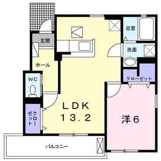 シャーロットタウンⅤ【1階】の間取り
