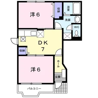ピルムヒルズ【1階】の間取り