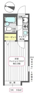 サニーコート北葛西B【2階】の間取り