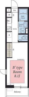 リブリ エンジュ【1階】の間取り
