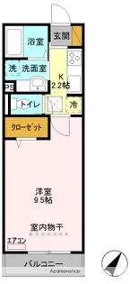 ラ・メール【3階】の間取り