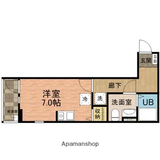 千葉県船橋市湊町1丁目【アパート】の間取り