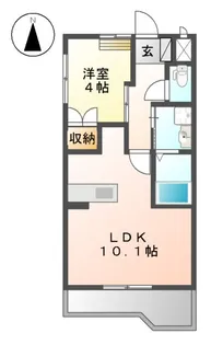 ペブル【2階】の間取り