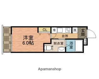 千葉県市川市原木3丁目【アパート】の間取り