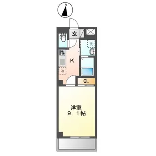 クリンゲル バウム カー【1階】の間取り