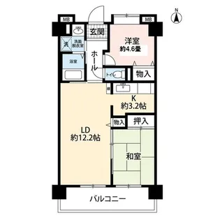 コーポレート船堀【8階】の間取り