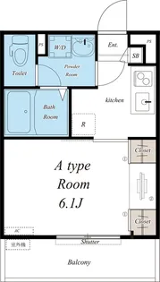 リブリ・グリーン東新小岩【1階】の間取り