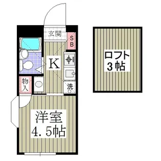 ラフォーレ柏井【1階】の間取り