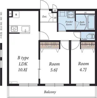 リブリ・アーク【1階】の間取り