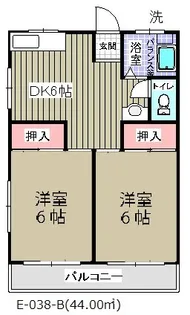 ハイツチェリー【1階】の間取り