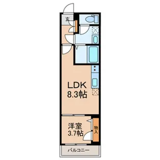 SATIS VITA (サティスビータ)【2階】の間取り