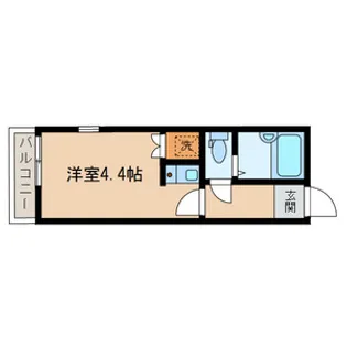 アクア柴又駅前【2階】の間取り