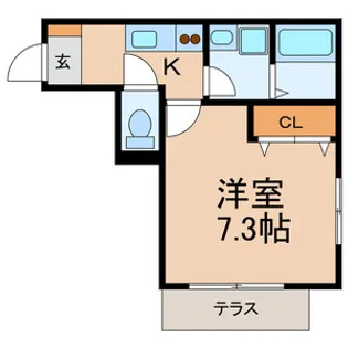 MS キリンハウス【1階】の間取り