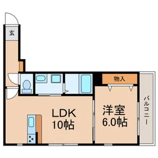 ドミールサワダ【2階】の間取り