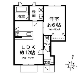 マートル グローブ【1階】の間取り