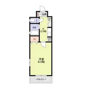 ヴィラ・ロクローII【2階】の間取り