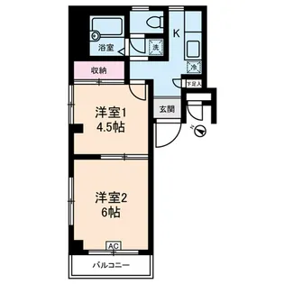 千葉県船橋市西船5丁目【マンション】の間取り