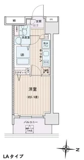 エスティメゾン錦糸町Ⅱ【14階】の間取り
