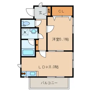 ラ・テール【3階】の間取り