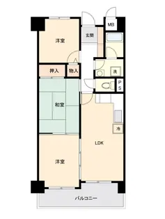 アーバンパーク行徳【7階】の間取り