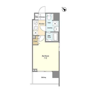 KDXレジデンス市川【1階】の間取り