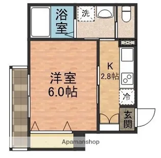 千葉県船橋市本町5丁目【マンション】の間取り