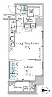 パークアクシス本所・親水公園【8階】の間取り