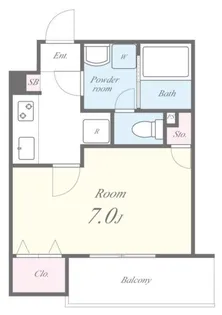 湊町ウッドヴィレッジ【2階】の間取り