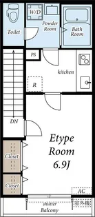 リブリ・小岩【2階】の間取り