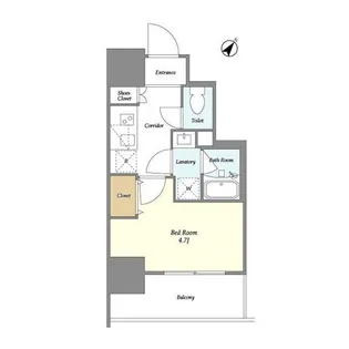 LA DOUCEUR四ツ木EAST【9階】の間取り