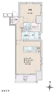 エスティメゾン錦糸町Ⅱ【6階】の間取り