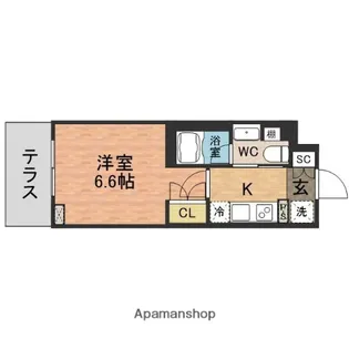ストーリア市川行徳【5階】の間取り