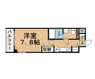 SーFORT船橋本町【7階】の間取り