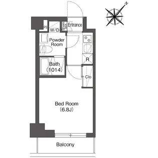 BPRレジデンス南行徳【4階】の間取り