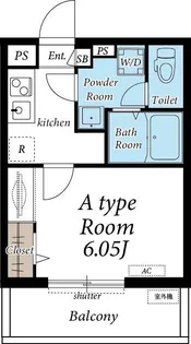 リブリ・スーベニア【1階】の間取り