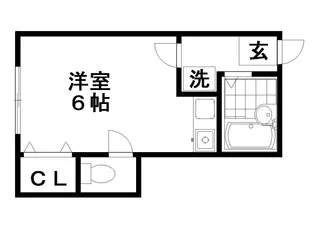 イーストワン【2階】の間取り